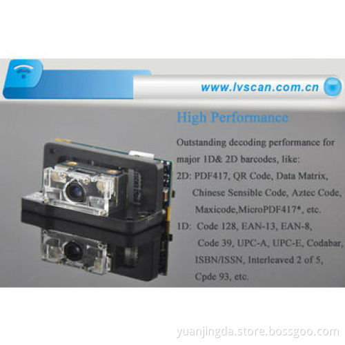 Mini 2D Online Barcode Generator Scanner, USB Interface